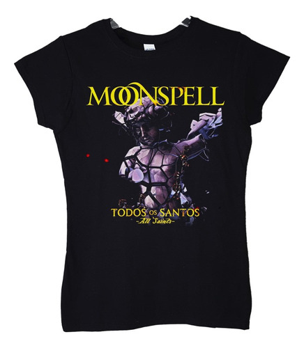 Polera Mujer Moonspell Todos Os Santos Metal Abominatron