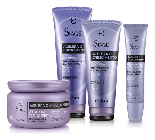 Condicionador Eudora Siáge Acelera O Crescimento - 200ml