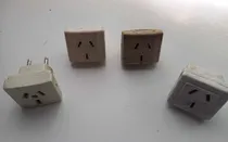 Comprar Set De 4 Triples Enchufes Adaptadores De Dos Patas