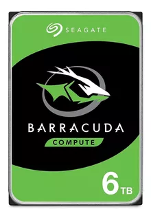 Disco duro interno Seagate Barracuda ST6000DM003 Compute 6TB gris