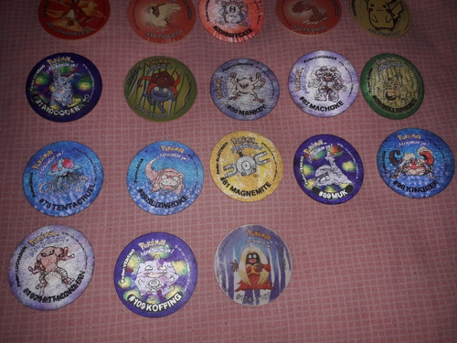Imagen 3 de 3 de Pokemon 18 Tazos 2 3d Coleccion Pikachu Vendo O Cambio