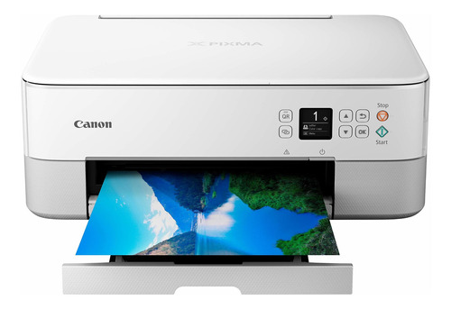 Impresora Inalambrica Multifuncion Canon Ts6420, Blanca 