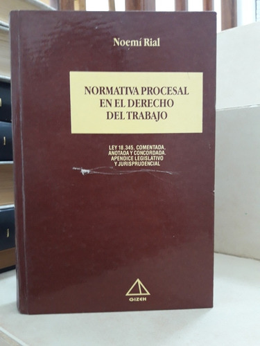 Normativa Procesal Derecho Trabajo. Noemí Rial