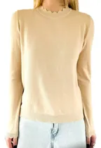 Comprar Sweater Lulyna Liso Bremer Con Ondas Mujer 