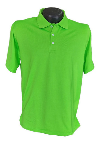 Camiseta De Golf Golfco Verde Polo Golf Poliester Expandex