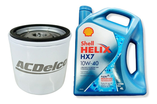 Aceite Y Filtro Agile Celta Onix Prisma Original Helix 10w40