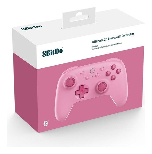 Control Bluetooth 8bitdo Ultimate 2c Pink Para Switch