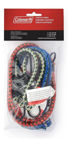 Cordones Elasticos Coleman 3 Tamaños 6 Piezas Diferentes