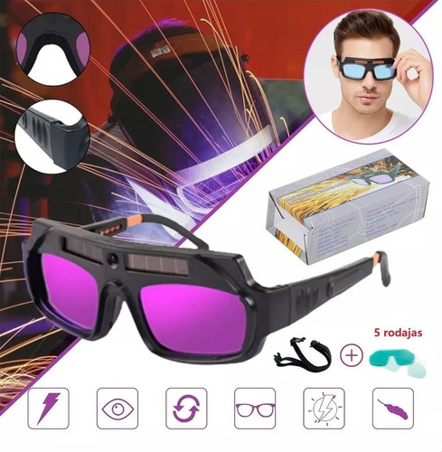 N Gafas Lentes Seguridad Para Soldar Electronica Solar Auto