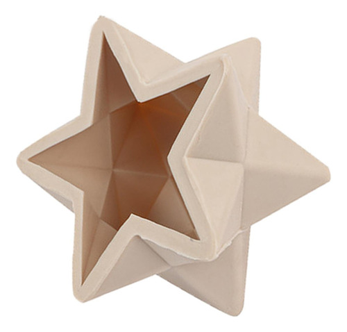 Molde De Vela De Estrella, Molde De Silicona De Fundición