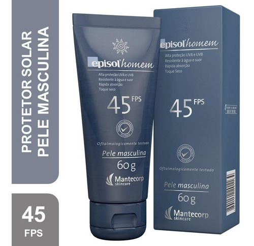 Protetor Solar Fps 45 Mantecorp 60g Toque Seco