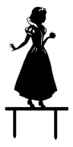 Comprar Cake Topper Adorno Torta Cartel Pincho Blanca Nieve Princesa