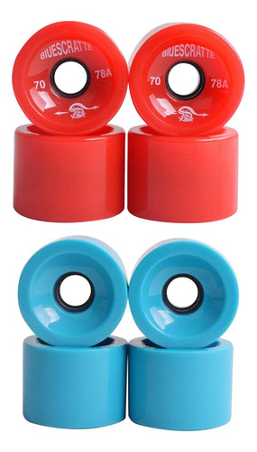 8x 8 Piezas Ruedas De Monopatín Duraderas Reemplazo De