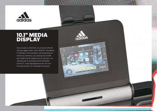 Imagen 3 de 10 de Cinta De Correr Eléctrica adidas T-19x