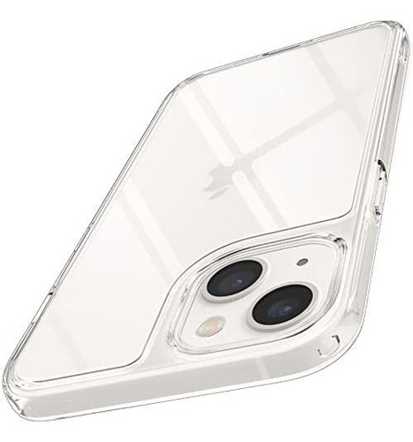 Imagen 1 de 8 de Funda Spigen Quartz Hybrid Para iPhone 13 - Clear