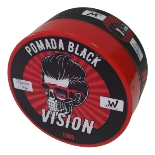 Pomada modeladora Vision 12 Un Capilar Negra para Hombre