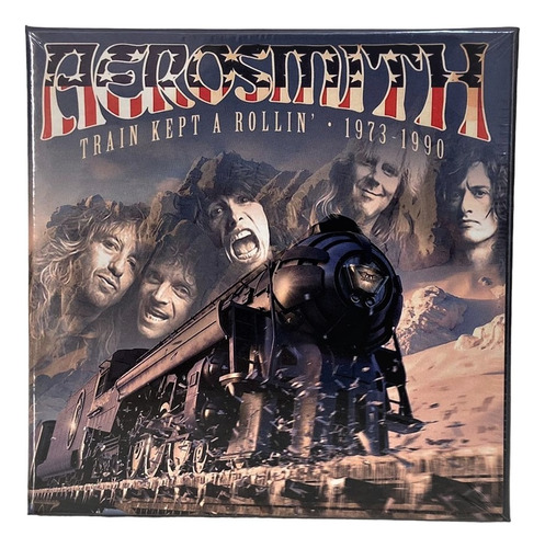 Box Aerosmith Train Kept A Rolling´ 1973-90 Broadcasts 10 Cd Versão Do Álbum Edição Limitada