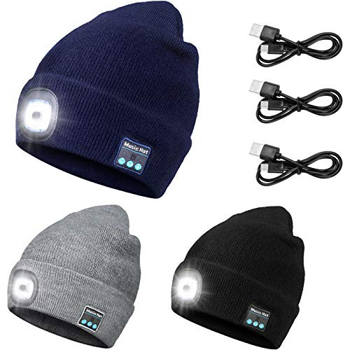 Outus - Gorro De Invierno Con Luz Led Y Altavoz Estéreo