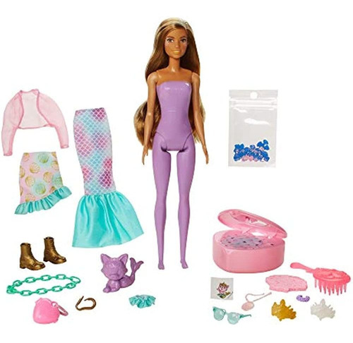 Barbie Colour Reveal Peel Mermaid Fashion Reveal Doll Set