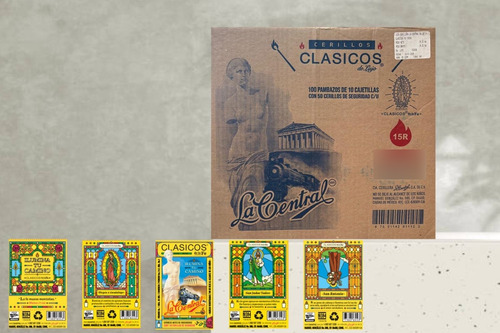 Caja Completa Clásicos De La Fe 100 Pambazos 10 Cajetillas