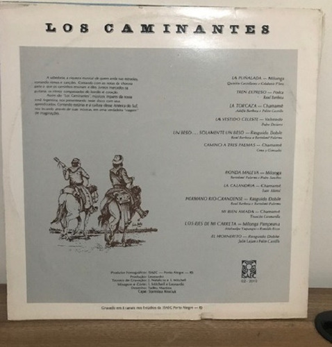 Imagem 2 de 2 de Lp - Los Caminantes