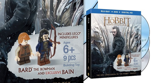 Lego The Hobbit Batalla De Los 5 Ejercitos Blu-ray + Dvd