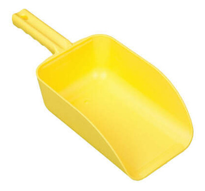 Remco 65006 Large Hand Scoop,yellow,15 X 6-1/2 In Ggh