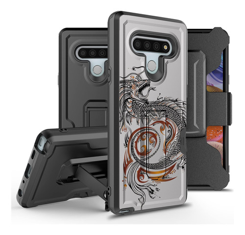 Funda Soporte Clip Para Cinturon LG Stylo 6 Hibrida Prueba