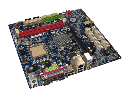 Mother 775 Pcie 2 Bancos Ddr2 + Micro Intel+ Cooler
