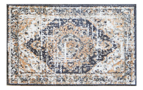 Alfombra Carpeta Fashion Class 50x90 Pie Costado De Cama Diseño De La Tela Clásico Medallon 1