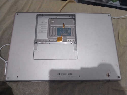 Macbook Pro 2007 Antigo Core 2 Duo Ssd 120gb Ddr2 4gb A1226 Prata (Usado)