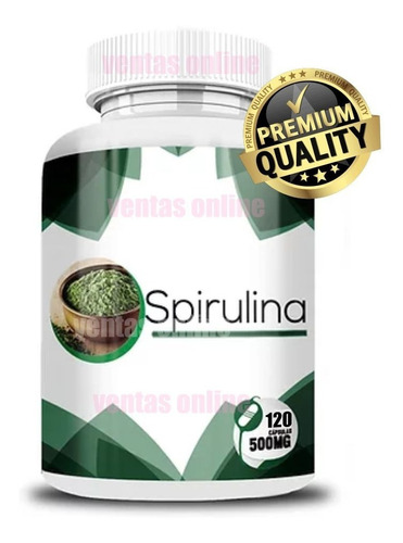 Espirulina Bionutri 500mg 120 Capsulas