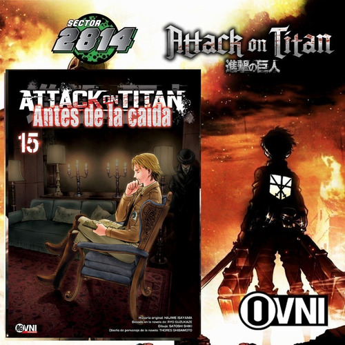 Attack On Titan Antes De La Caida Vol. 15 - Ovni