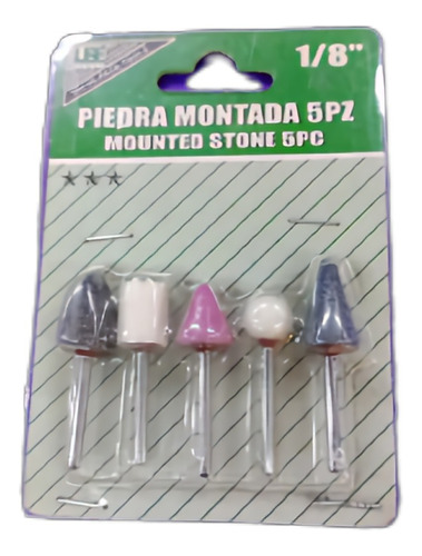 Piedras Montadas 5piezas LeePara Torno De Mano