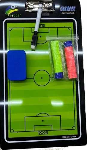 Tabla Táctica Dt Fútbol Completa Con Ficha Magnética