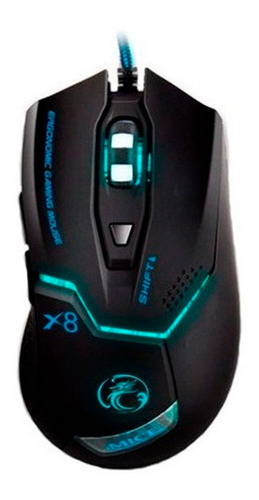 Mouse Gamer Premium Imice X8 Retroiluminado 3200 Dpi