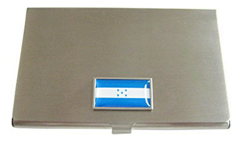 Estuche De Tarjeta - Thin Bordered Honduras Country Flag Bus