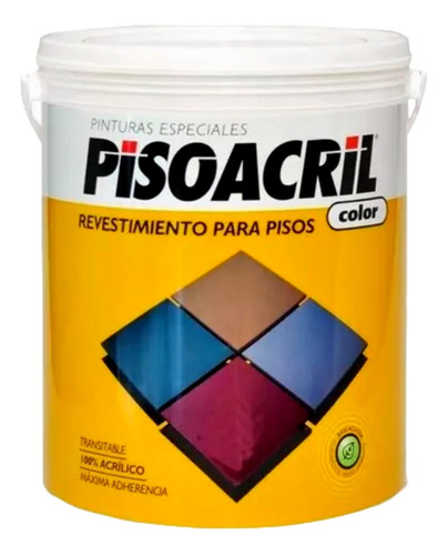 Revestimiento Acrilico Pisos Pisoacril Color 1 L Plavicon