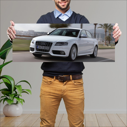 Cuadro 30x80cm Auto 2009 Audi S4 Sedan 87123 485