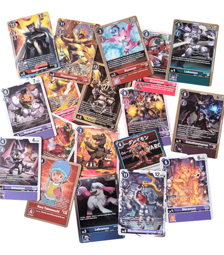 Lote +200 Cartas Digimon Cg