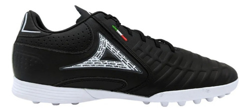 Tenis De Futbol Pirma Brasil Turf Negro-hombre 3043