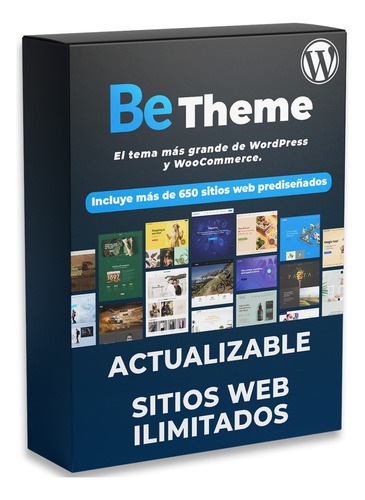 Tema De Wordpress Betheme + De 650 Sitios Web Prediseñados