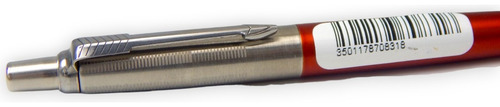 Lapicera Parker Original Jotter Roja Y Acero Estuche Rojo Y Plateado Azul (Usado)