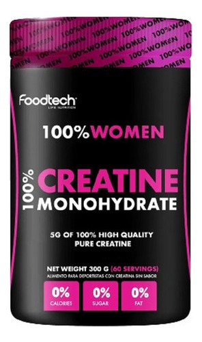 Creatine 100% Women 300gr - Foodtech