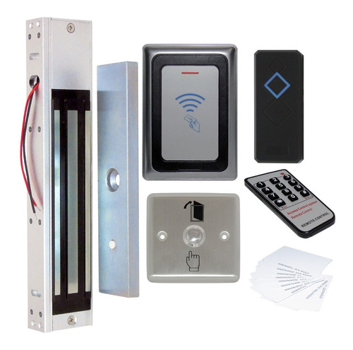 Imagen 1 de 7 de Kit Impermeable J R Control De Acceso Electroimán De 280 Kg