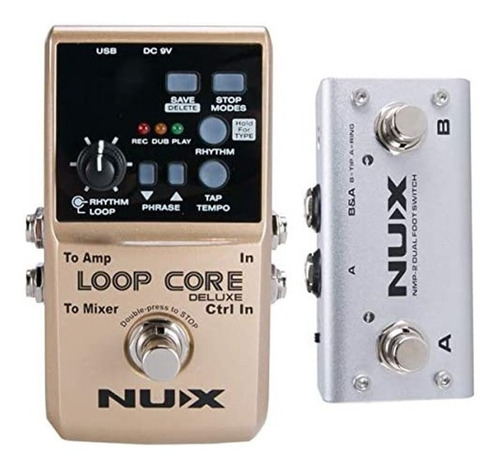 Pedal De Efecto Nux Loop Core Deluxe  Dorado
