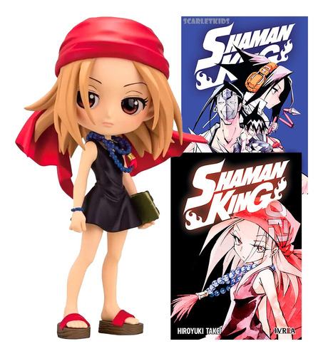 Shaman King Anna Kyoyama Qposket Banpresto + 2 Mangas Deluxe