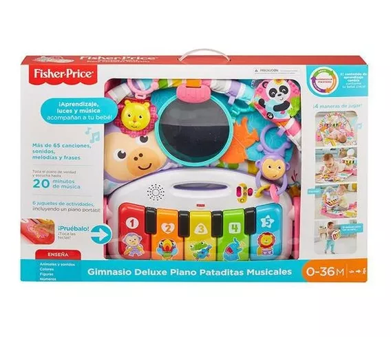 Gimnasio Deluxe Piano Patadita Rosa - Fisher Price