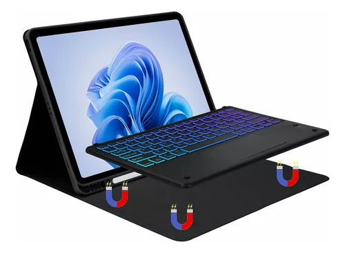 Funda C/teclado+mouse+lápiz P/xiaomi Pad 6/6 Pro 11 In Azul