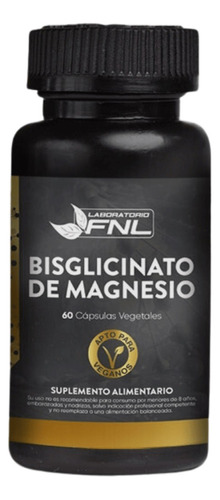 Bisglicinato De Magnesio 60 Cap Fnl